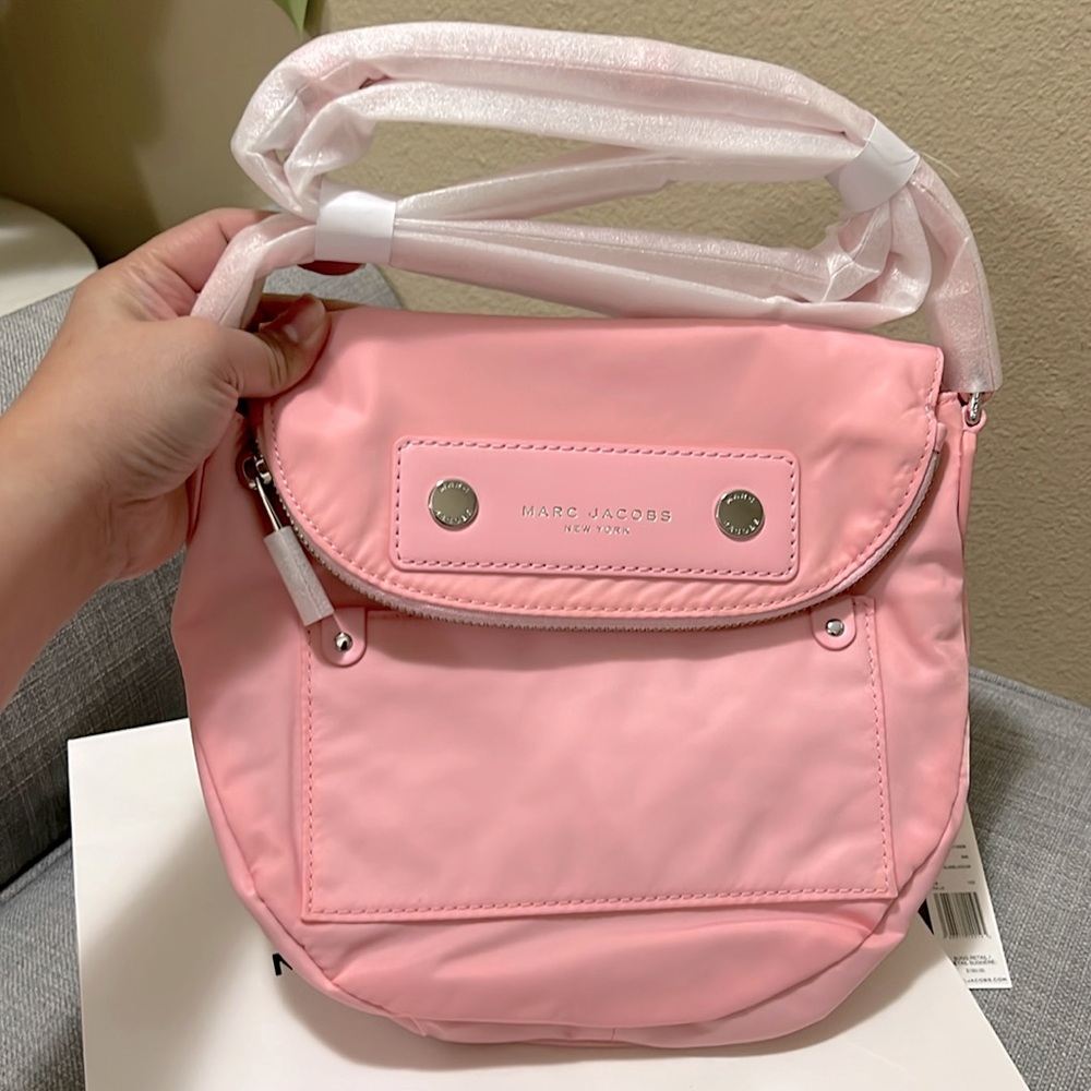 NWT Marc Jacobs Nylon Flap Closure Crossbody Bag